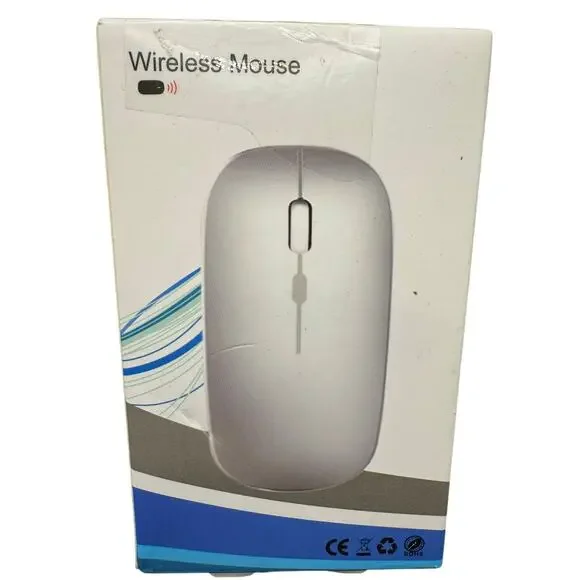 Wireless Bluetooth Usb 2.4g Black Mouse Dual Mode Mice Ipad Laptop Light Weight