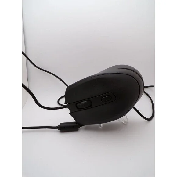 TITAN GA-0539-BK Wired LED Gaming Mouse USB Braided Cable Black