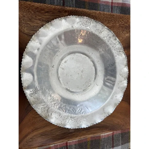 Vintage Cromwell Hand Wrought Aluminum Plate — 11