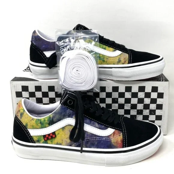 💖MEGA SALE💖VANS Old Skool Skate Low Black Men’s Canvas Suede VN0A5FCBBML