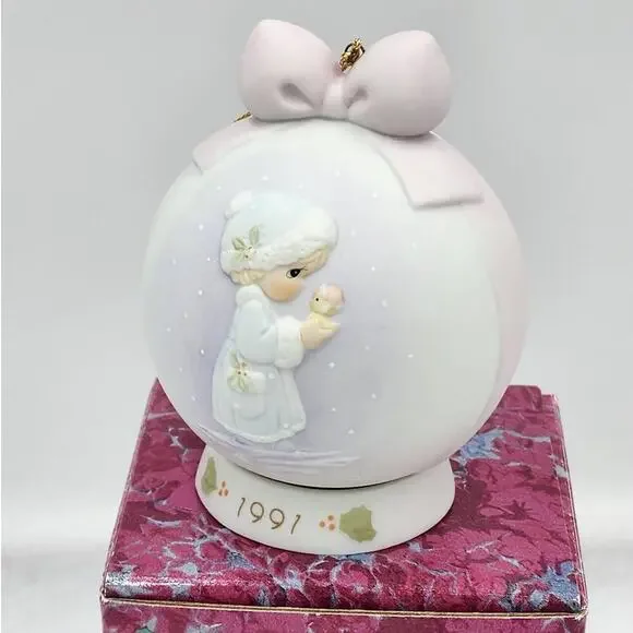 Precious Moments Ornament 526940 May Your Christmas Be Merry Vintage W/Box Tags