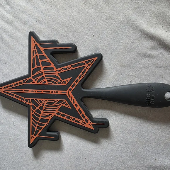 Jeffree Star Black and Orange Star Mirror