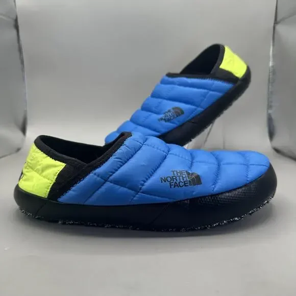 The North Face ThermoBall Eco Traction Mule Shoes Mens Size 8 Blue Slippers