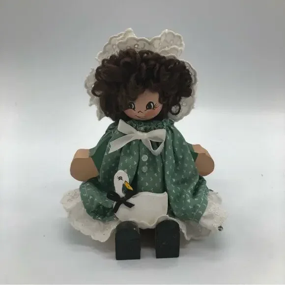 Vintage Handmade Doll, 6” Height