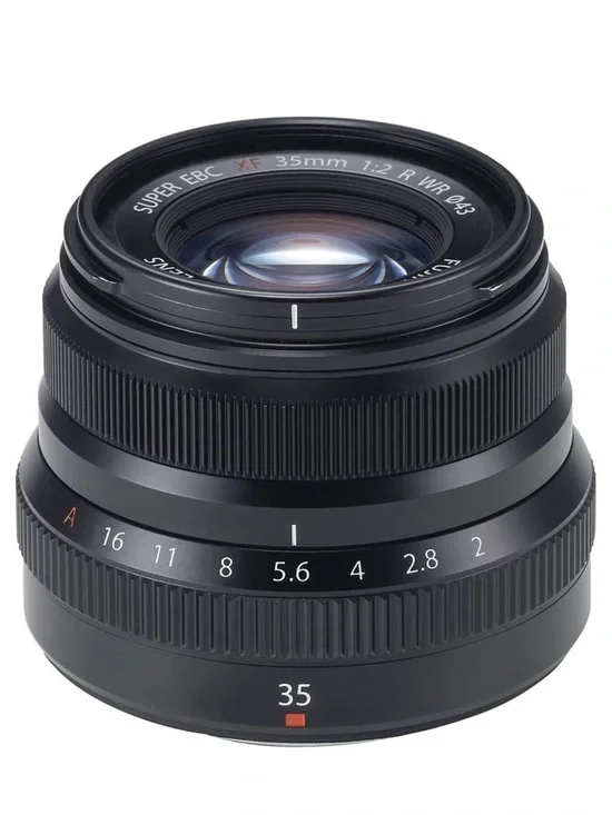Fujifilm XF 35mm f/2 R WR Prime Lens - Black