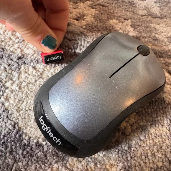 Logitech Gray and Black Wireless Bluetooth Mouse