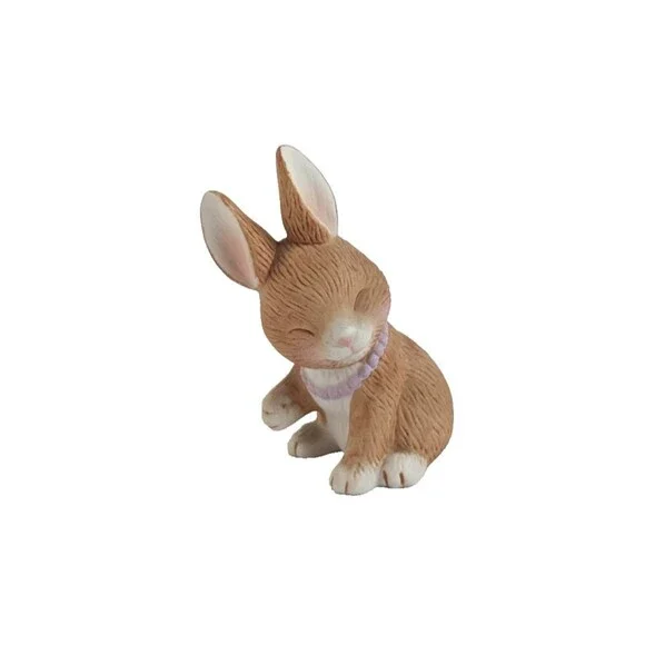 1990 Avon A Mother’s‎ Love Bunny Figurine Bisque Porcelain Rabbit Easter Decor
