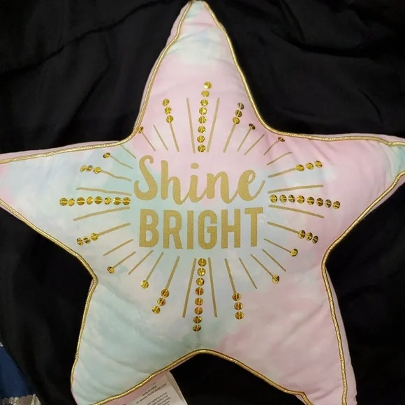 Shine Bright 🌞 Star Pillow 🌟