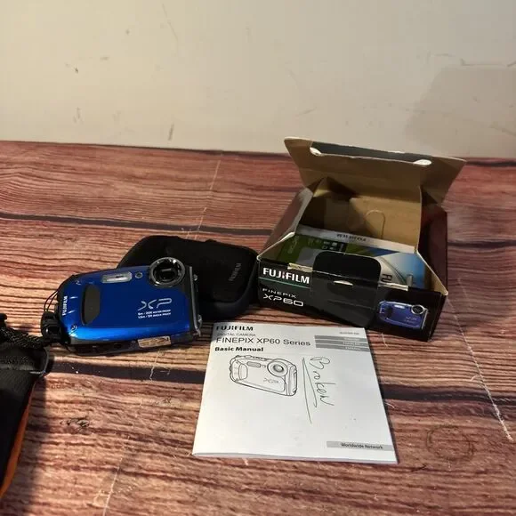 Fujifilm FinePix XP60 Camera Waterproof/Shockproof Blue - Parts