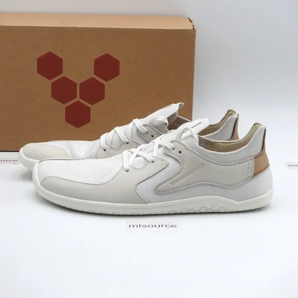 NEW Vivobarefoot Men's Primus Asana Leather Barefoot Shoes 309300-03 Natural