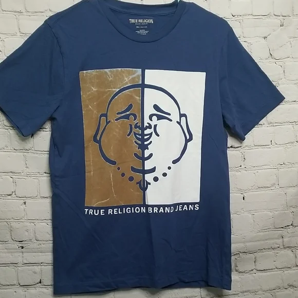 True Religion Mens Tee Shirt Size Small. EUC