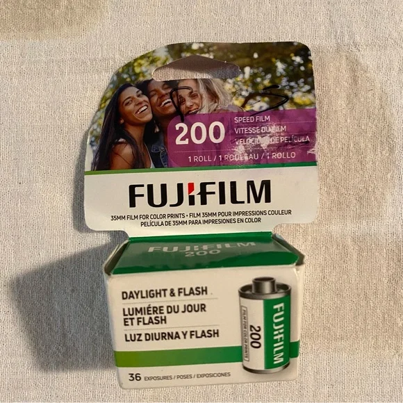 Fujifilm 35mm Format Color Negative Film 200 Speed Film EXP 9/2024
