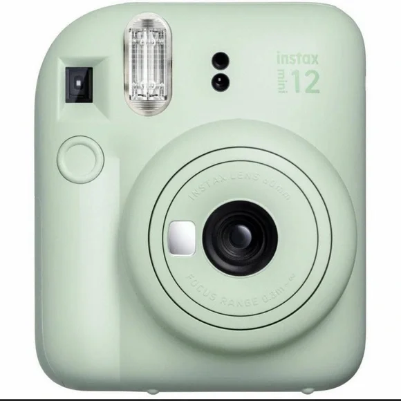 Fujifilm Instax Mini 12 Mint Green Camera with Matching Case