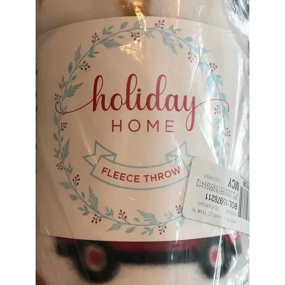 Holiday Home Fleece Throw 50