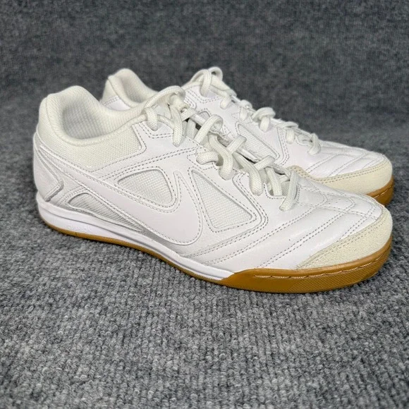 Nike Mens Size 7 Gato Shoes Sneakers White Light Brown Indoor Soccer HQ6019-100