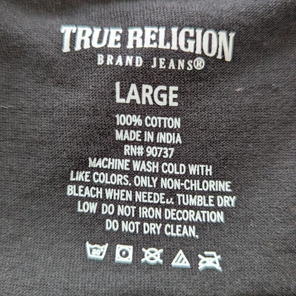 True Religion Black T-Shirt