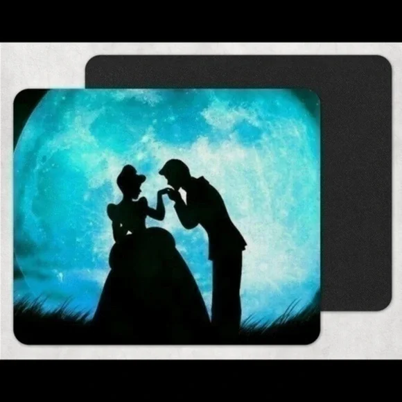 Cinderella Silhouette Mouse Pad