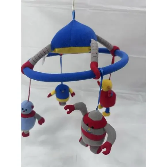 North American Bear Co Baby Bot Musical Mobile “Children’s Marching Song” Crib