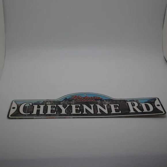 Victoria Canada‎ Cheyenne Rd Street Sign Decor Metal Souvenir