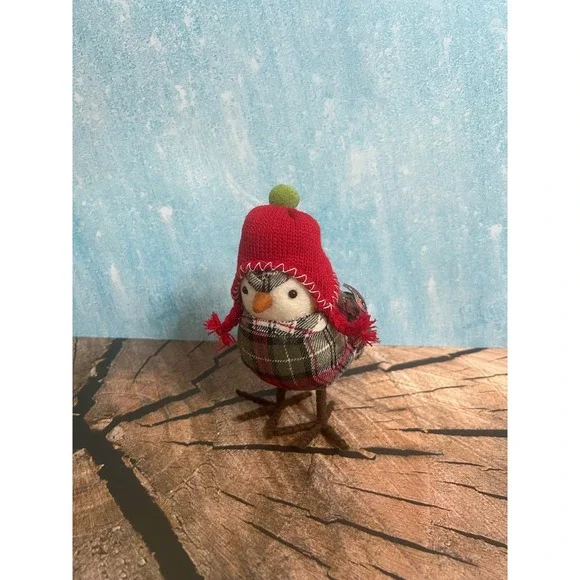 Target Holiday Featherly‎ Friends Flanel With Knit Hat