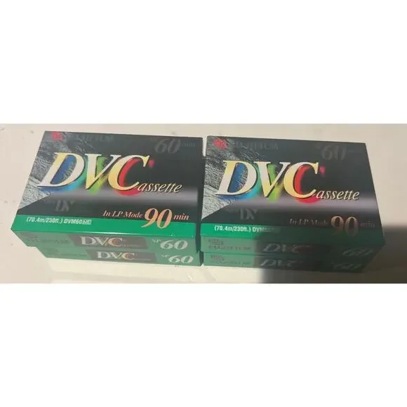 4 Fujifilm DVM60 Mini DV SP Cassette Made In Japan