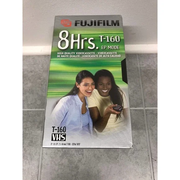 Fujifilm 8 Hrs. T-160 VHS Tape 2 Pack Individually sealed New