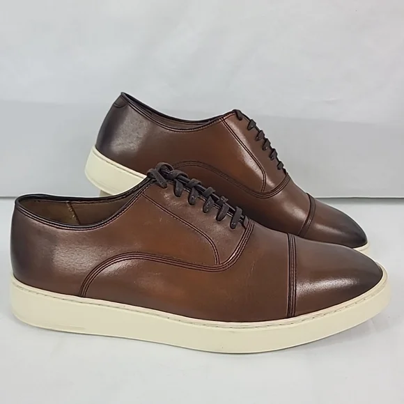 Allen Edmonds Park Avenue 2.0 Oxford Dress Sneaker Chili Brown Leather Sz 12 E
