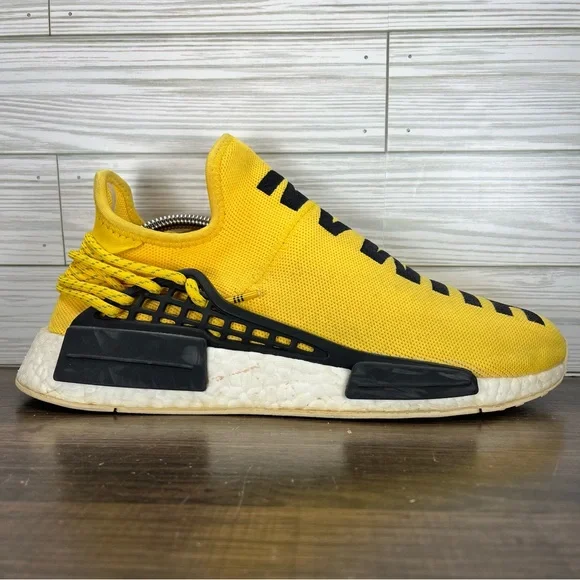 Adidas NMD Human Race Pharrell Yellow Men’s‎ Shoes - Men’s Size 9