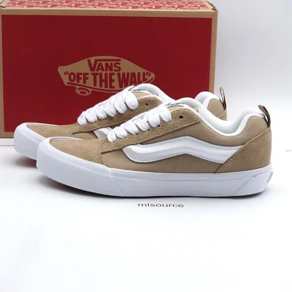 NEW Vans Knu Skool Skate Shoes VN000CRPKHK Khaki