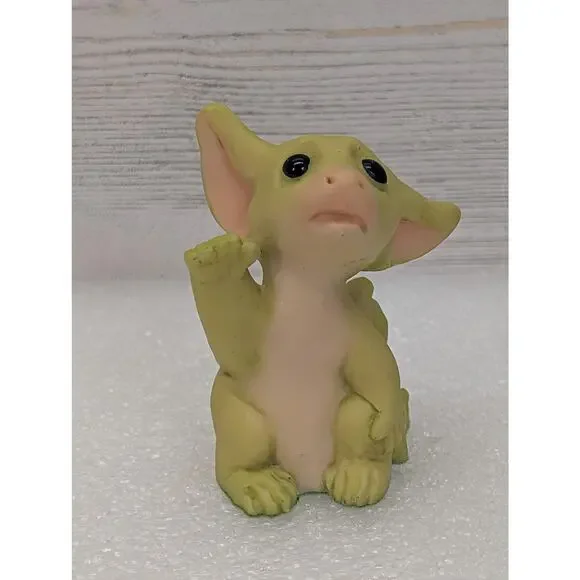 Vintage 1995 Pocket Dragons‎ Bye Resin Figurine Real Musgrave Flambro 2.75in