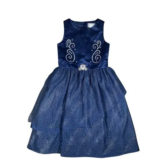 Disney Princess Cinderella Jeweled Shimmer Dress - 5/6