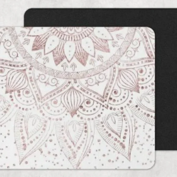 Rose Gold Mandala Mouse Pad
