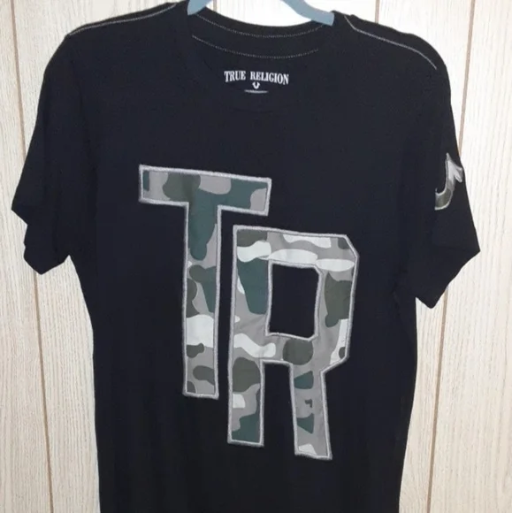 True Religion T-Shirt Camo TR Logo