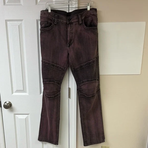 True Religion Geno Slim Moto Jeans