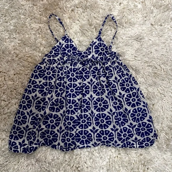 Roberta Roller Rabbit Dress in Navy Blue & White EUC Size 2