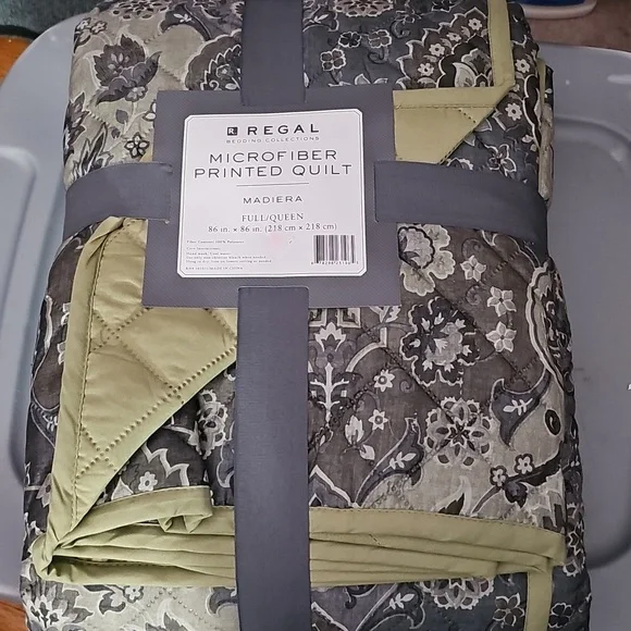 Regal Microfiber Printed Quilt - Full/Queen