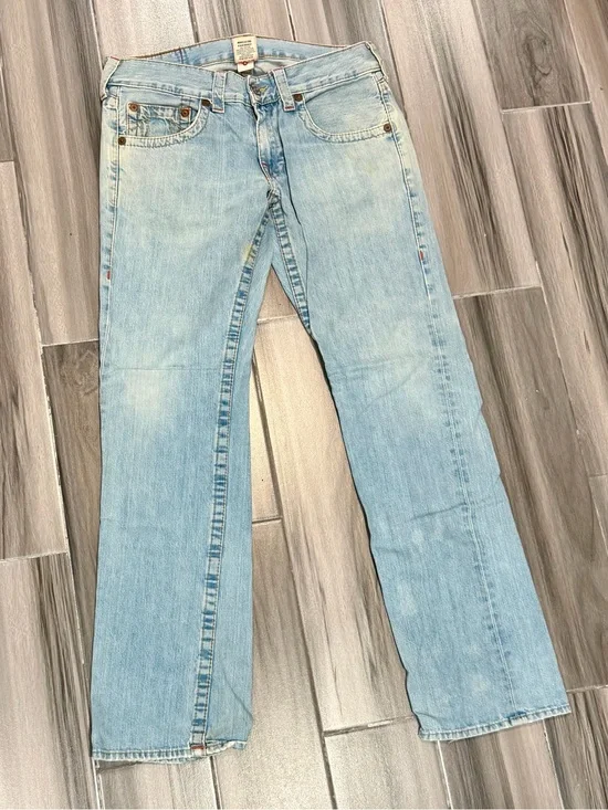 True Religion Light Wash Bootcut Men’s Bobby Vintage Jeans