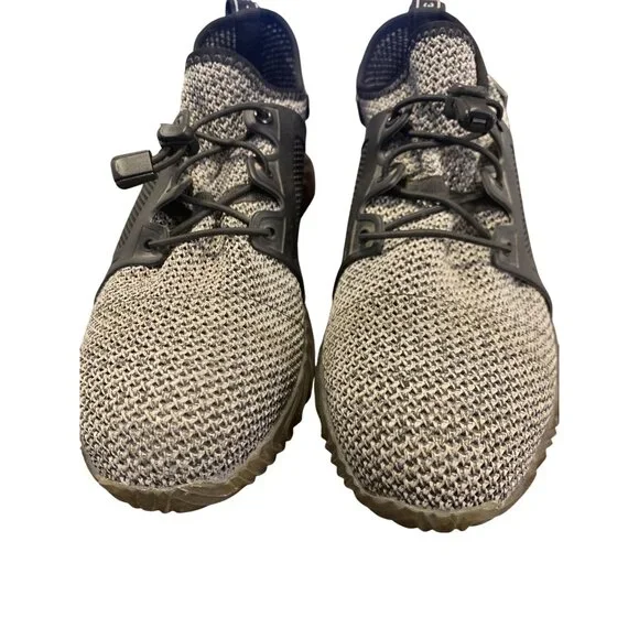 Adidas Die Weltmarke Mit‎ Den Gray Steel Toe Mesh Sneakers Size 11.5 Lightweight