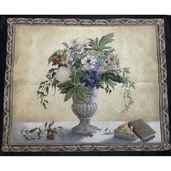 Morning Reflections Fine Art Tapestry - Woven in North America,Floral Tapestries
