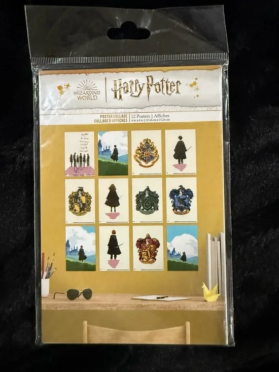 Harry Potter Wall Posters 12-Pack Wall Art Set 4x6 Inches