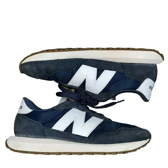 New Balance 237v1 Natural Indigo Navy Blue Running Lifestyle Sneakers Size 8.5