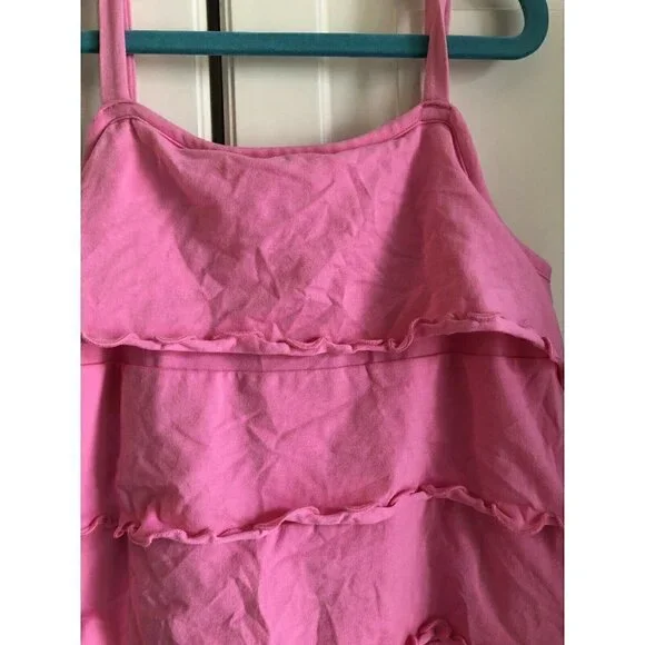 120 Pink‎ Hanna Andersson Ruffled Cotton Dress 6