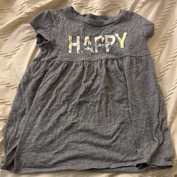 Gray Kids Casual Dress