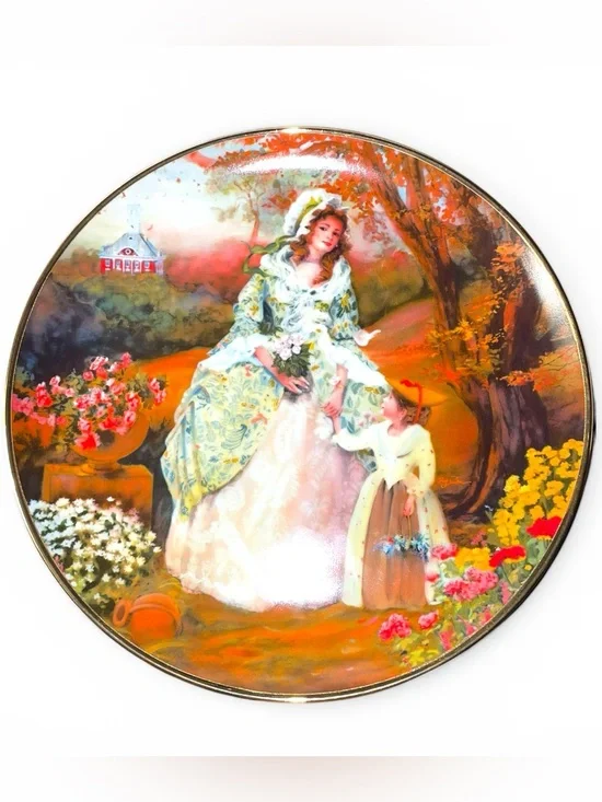 Elizabeth Bob Guge Collectible Bridal Plate #2449M Vintage 1986