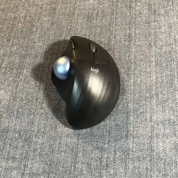 Logitech Ergo M575S Wireless Trackball Mouse Black Tested Working With Receiver