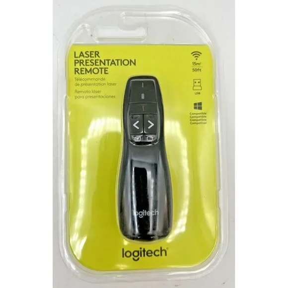 Logitech Laser Presentation Remote R-R0008 NIB‎
