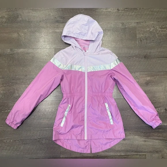 Cat & Jack Girl’s Lavender Full-zip Jacket with Hood Size L