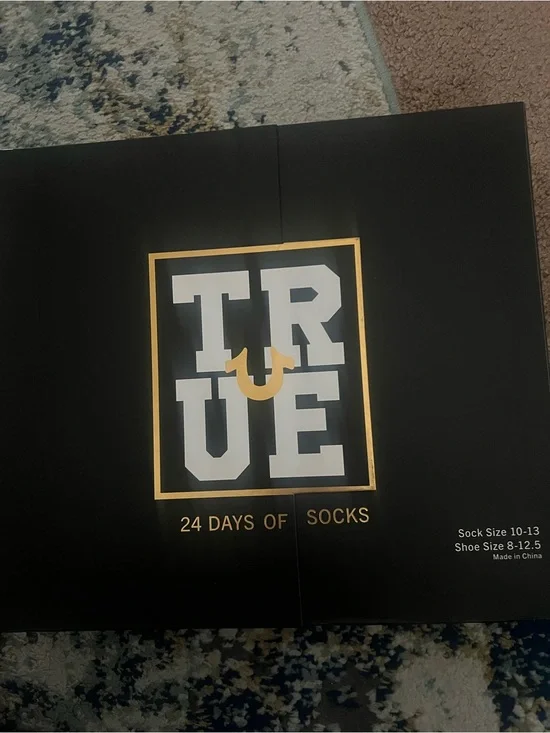 True Religion 24 days of socks