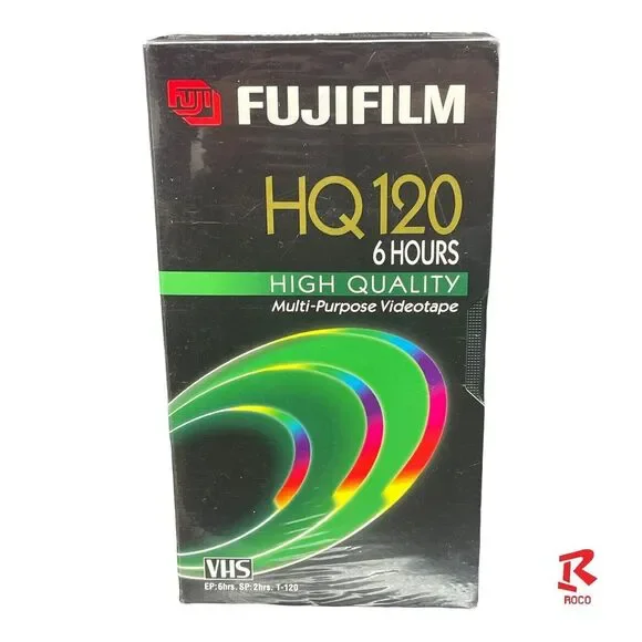 Fuji Film VHS Blank Video Tapes 6 hours HQ 120 High Quality