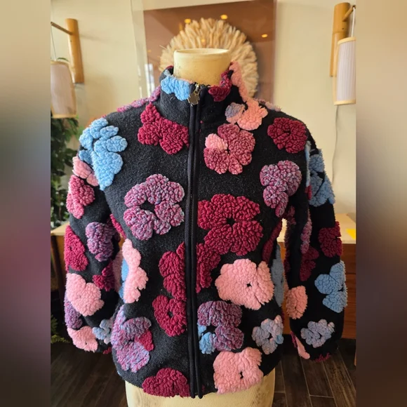LUCKY BRAND fleece Jacket Kids Sz M 10-12